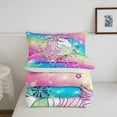Unicorn Print Pattern Duvet Cover Bedding Set