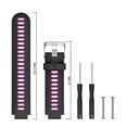 thumbnail image 3 of 20mm Tone Silicone Watch Strap Stylish & Comfortable Fit For All Occasions, 3 of 5