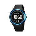thumbnail image 2 of Reloj digital para estudiantes: reloj de pulsera deportivo resistente al agua para exteriores con alarma, cronómetro y pantalla luminosa para correr, hacer senderismo y para uso diario., 2 of 6