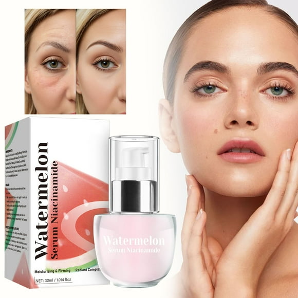 Yttmshdga Clearance! Essence Watermelon Facial Pore & Glow Makeup Lightweight Facial & Priming Liquid Highlighter 30ml