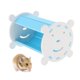 thumbnail image 3 of Casa de hámster de lujo con túnel de juego de madera para pequeños animales Azul, 3 of 9