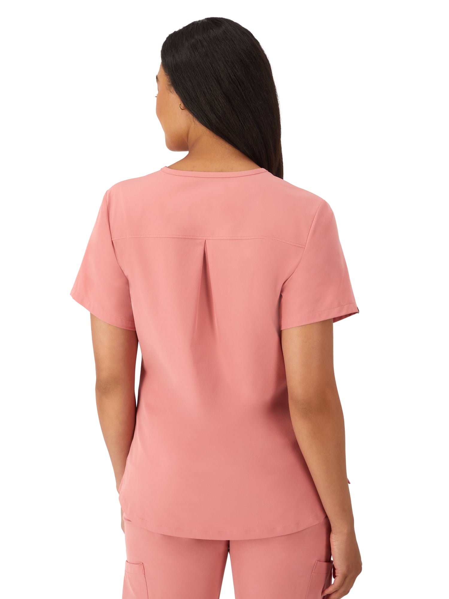 Hanes Womens Scrubs V-Neck Scrub Top, Comfort Fit, 2 Pockets, Sizes XS-3XL