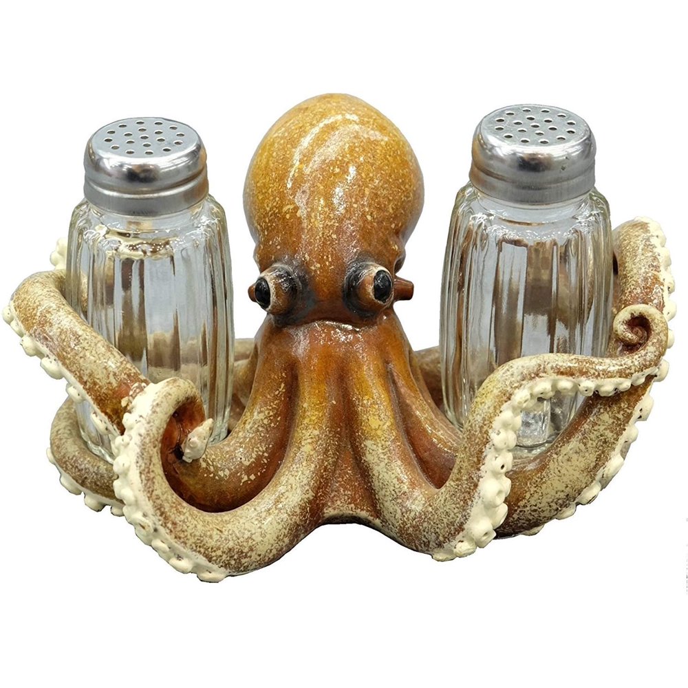 Octopus Salt and Pepper Shaker Set
