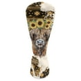 thumbnail image 2 of Yuyamidu Highland Cow Golf Head Covers, Aztec Sunflowers Golf Club Head Covers, Waterproof Leather Fit Driver Fairway Wood Hybrid Golf Accessory, 2 of 8