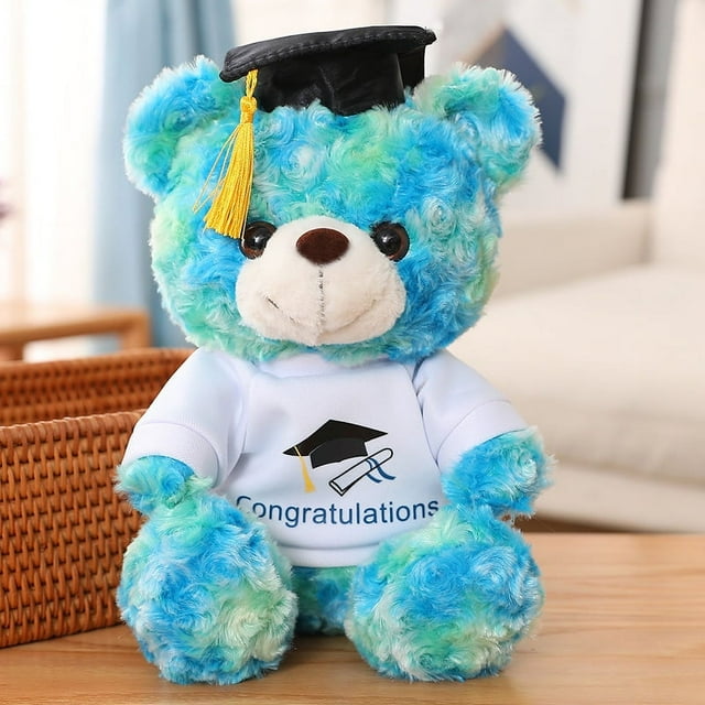 Muñeco de oso con sombrero de médico Muñeco de peluche de oso médico Muñeco de oso de graduación