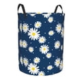 thumbnail image 2 of Bingfone Daisies Flowers Waterproof Foldable Laundry Hamper Bucket with Handles for Storage Bin,Clothes Hamper (Small ), 2 of 6