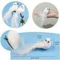 thumbnail image 2 of Ksopiavobs 12pcs Artificial Birds 5-Inch White Dove Love Birds Clip on Ornaments for Wedding Decoration Christmas Tree Decor Wreath Crafts, 2 of 6