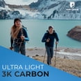 thumbnail image 2 of Bastones de trekking ALPIN LOACKER plegables de fibra de carbono, 2 of 7