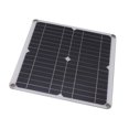 thumbnail image 3 of Panel de alta eficiencia con salida tipo C para automóviles, embarcaciones, vehículos recreativos y uso en exteriores Cargador solar monocristalino de 18 V y 12 W, 3 of 8