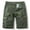 Green, variant on Tejiojio Men's Classic-Fit Cargo Shorts Fashion Men's Pocket Zipper Buttons Solid Leisure Time Tooling Short Pants