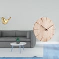 thumbnail image 2 of Figura de pájaro, figura de pájaro dorada, decoración del hogar, estatua de animal, reloj de pared redondo, reloj de pared de madera maciza para decor, 2 of 8