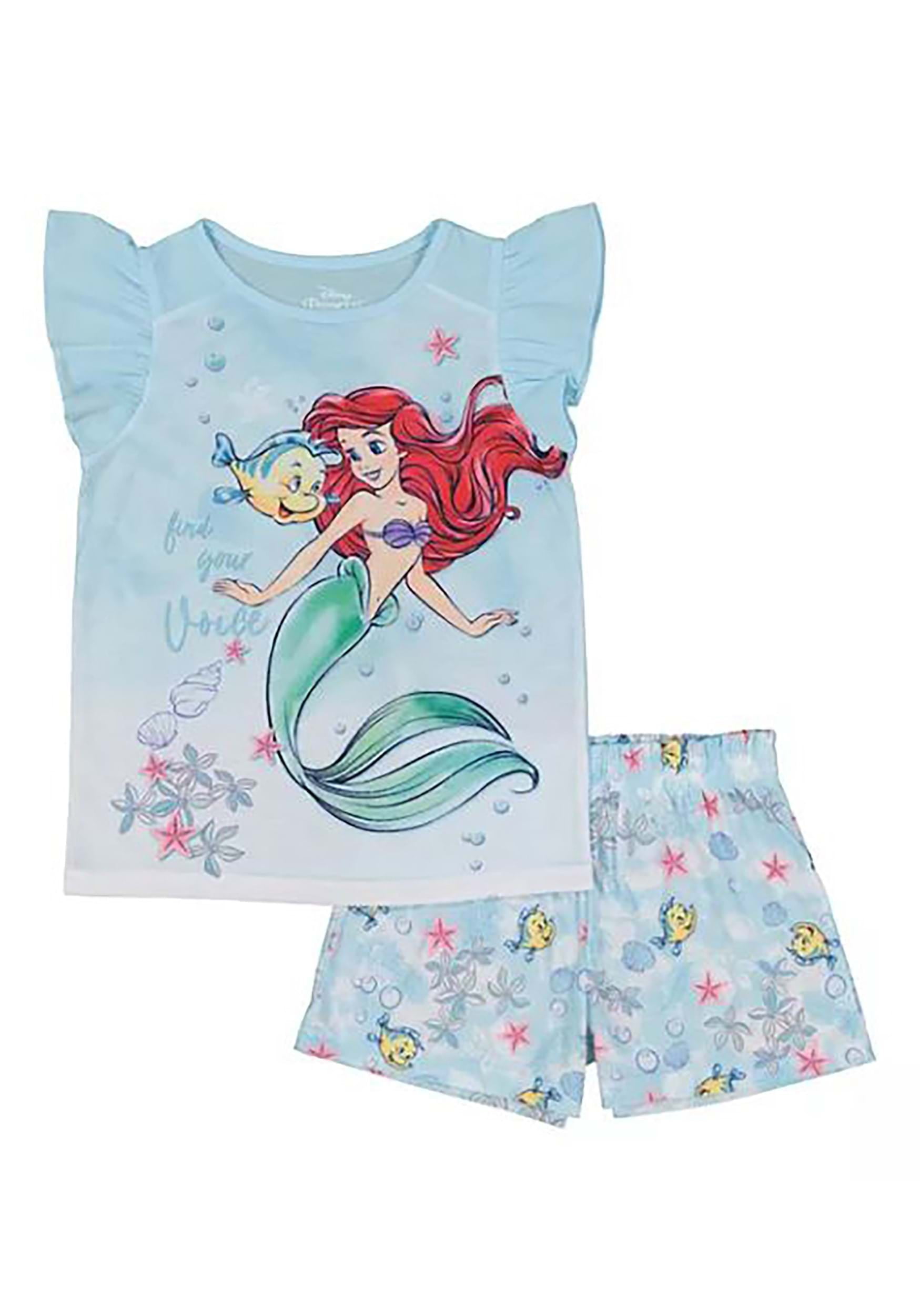 Girl s The Little Mermaid Find Your Voice Sleep Shorts Sets