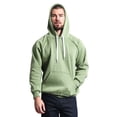 thumbnail image 5 of G-Style USA Men's Heavyweight Sweatshirt Fleece Pullover Hoodie MH13101 - Heather Olive - Large, 5 of 6