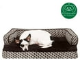 thumbnail image 5 of FurHaven Pet Products Plush & Decor Orthopedic Comfy Couch Pet Bed for Dogs & Cats - Diamond Brown, Medium, 5 of 13