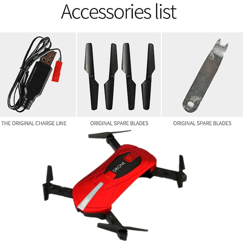 jy018 mini foldable rc pocket selfie drone
