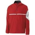 thumbnail image 5 of Holloway Sportswear XL Weld Jacket Scarlet/White 229543, 5 of 5