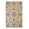 thumbnail image 3 of EORC Gold Traditional Oriental Tabriz Rug - 4'11" x 7'10" 9' x 12' Medallion 9' x 12' Indoor Living Room Rectangle Persian, 3 of 5