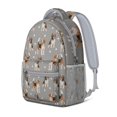 thumbnail image 2 of Beagle and Dog Footprints Backpack for School,Cute School Bag,Schoolbag with Adjustable Shoulder Straps & Padded Back,15.3"x11"x6.7", 2 of 5
