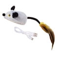 thumbnail image 3 of Tachiuwa Automatic Moving Mouse Cat Mice Toy Squeaky Cat Toy Dogs Interactive Cat Toy Gray, 3 of 9