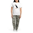 thumbnail image 4 of CafePress - Pretty Puffin Women's Light Pajamas - Women's Short Sleeve Print T-Shirt and Pants Light Cotton Pajama Set, 4 of 7
