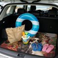 thumbnail image 2 of HUISEFOR Christmas Cat Print Car Trunk Mat 29" x 39", Waterproof Durable Rear Trunk Liner Universal Cargo Mat Fits for Most Cars and SUV, 2 of 7