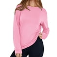 thumbnail image 4 of Long Sleeve Solid Color Overisize Casual Loose Shirt Tops, 4 of 6