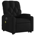 thumbnail image 5 of vidaXL Electric Stand up Massage Recliner Chair Black Faux Leather, 5 of 9