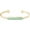 Mint, variant on Gold Mint Enamel - Bangle Bracelet
