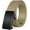 Beige, variant on Men's Ratchet Web Belt,1.25 inch Nylon Automatic Buckle Belt,No Holes Invisible Belt for Men