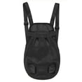 thumbnail image 1 of L Mochila porta mascotas ajustable frente gato perro piernas cola hacia fuera pecho bolsa de viaje, 1 of 1