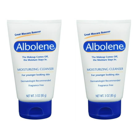 2 Pack Albolene Moisturizing Cleanser Makeup Mascara Remover Fragrance Free 3 (Best Mascara Remover 2019)