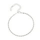thumbnail image 3 of Tobillera para Mujer Yinane Pulsera de Tobillo Playa Elegante Cadena para Pies Plata, 3 of 8