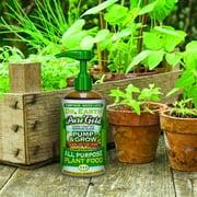 Dr. Earth Pure Gold Pump & Grow All Purpose Plant Food, 1-1-1 Fertilizer, 8 oz.