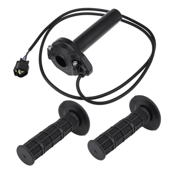 Unique Bargains 7/8" 22mm Throttle Handle Kit Twist Throttle Grips Cable Replacement for Sur-Ron Light Bee X/S L1E for Segway X160 X260 for E-Ride Pro S SS 1.0 2.0 E-Bike Black