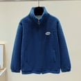 thumbnail image 4 of Veste Légère pour Femmes, Veste d'Hiver Épaissie Décontractée à Col Montant Chaude, 4 of 4