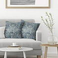 thumbnail image 3 of Boho Pillow Covers 20x20 Set of 2, Blue Carpet Pattern Decorative Throw Pillows Linen Ethnic Design Farmhouse Cushion Pillow Covers for Sofa Couch Outdoor, 3 of 6