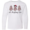 thumbnail image 3 of Inktastic Oh Christmas Tree Long Sleeve Youth T-Shirt, 3 of 5