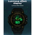 thumbnail image 3 of Findtime Women’s Digital Watch Waterproof Sport Watch Analog Wristwatch Military Tactical Watches LED Luminous Alarm Stopwatch Dual Time Wrist Watches, 3 of 7