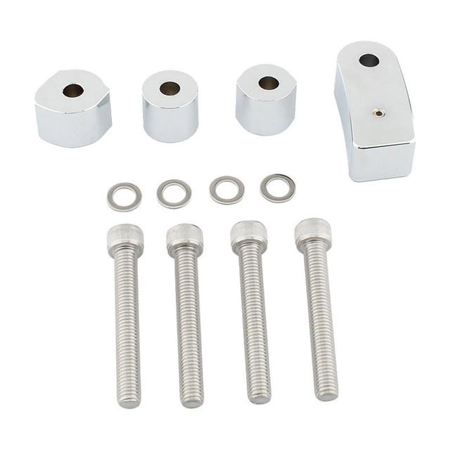 jinwen 1620-2431 Motorcycle Floorboard for Utility Accessory Silvery