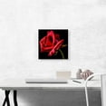 thumbnail image 2 of ARTCANVAS Red Rose Home decor Canvas Art Print - Size: 12" x 12" (0.75" Deep), 2 of 9