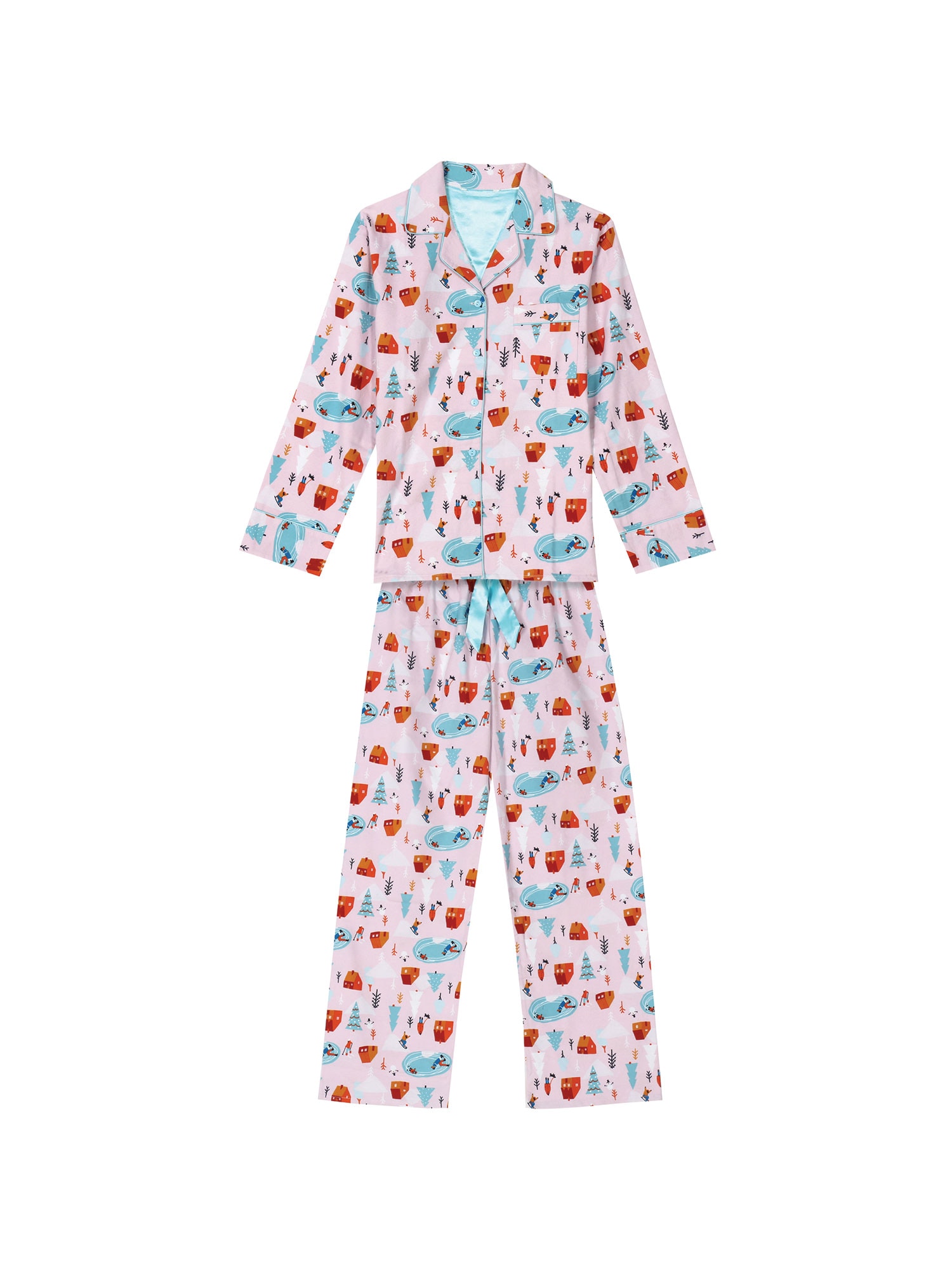 CATALOG CLASSICS Womens Flannel Pajamas Sets Cozy Flannel Pjs for Women