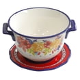 thumbnail image 2 of The Pioneer Woman Fiona Floral Colander with Drip Plate, 2 of 4