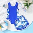 thumbnail image 5 of Shadoumai Girl's High Waisted Swim Bottom Tummy Control Ruched Bikini Tankini Bottoms Solid Summer Beach Swimsuit Briefs, 5 of 8