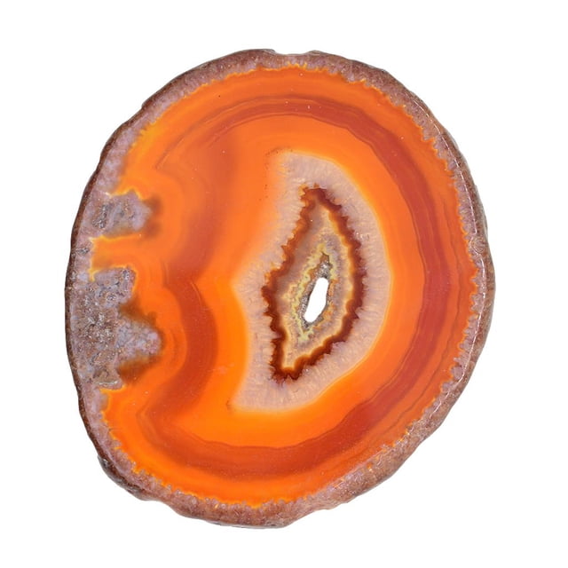 Adorno de posavasos con rebanada de cristal de de natural 80-100 rojo Sunnimix Rebanadas de Ágata Colgante
