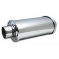 thumbnail image 1 of Vibrant Performance Exhaust Resonator 1142 Stainless Steel; Single 3 Inch Center Inlet; Single 3 Inch Center Outlet, 1 of 3