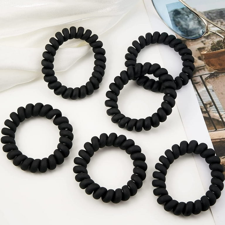 MATTE HAIR TIES BLACK MATTE HAIR TIES BLACK