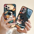 thumbnail image 2 of Compatible Con Samsung A13 A14 A12 A53 A03 A04 A52 A71 A51 A50 A23 A32 A22 A11 A73 A34 S23 S22 Ultra A02S A04E Astronaut Adventure Pareja Funda Para Teléfono Anticaída Protección Contra La Caída Cubie, 2 of 4