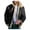 Black, variant on Wyzesi Mens Jackets Trendy Cropped Men's Casual Cardigan Solid Color Zipper Wool Long Sleeve Turn-Down Collar Coat Christmas Jasket for Men
