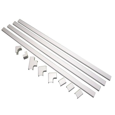 Universal Wire Management Kit Legrand - CMK50 Cord Mate II Kit- Raceways Cord Management Kit to Hide Cables, Cords, or Wires- 4 Channels, White, CORD CABLE MANAGEMENT KIT: The CMK50 Cord Mate II.., By Wiremold ()