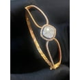 thumbnail image 2 of 1.12 Carats Marquise Princess Round Diamonds Statement Halo Bracelet In Hallmark 14K Rose Gold, 2 of 13